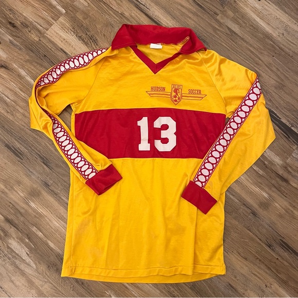 Vintage Shirts Mens Vintage 8s Hudson High School Striped Satin